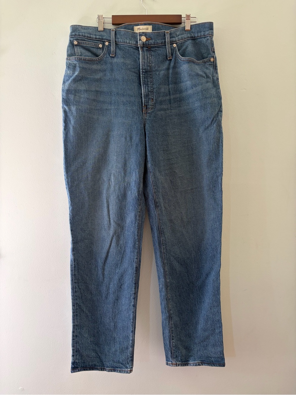 Madewell Tall The Perfect Vintage Straight High-rise Jean